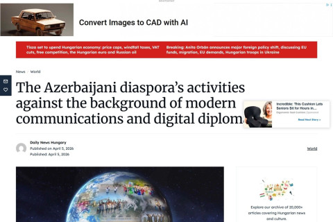 Azerbaijan diaspora shifts to digital diplomacy model in global communication strategy