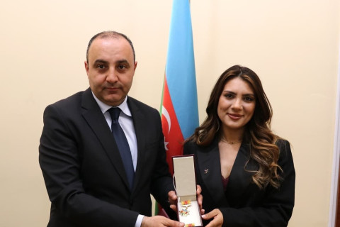 Azerbaijan honors Netherlands-based activist Hajar Karaman for diaspora work