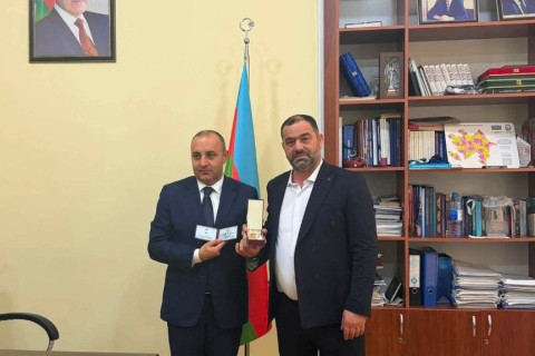 Baku Awards Ukrainian Community Leader for Service to the Azerbaijani Community